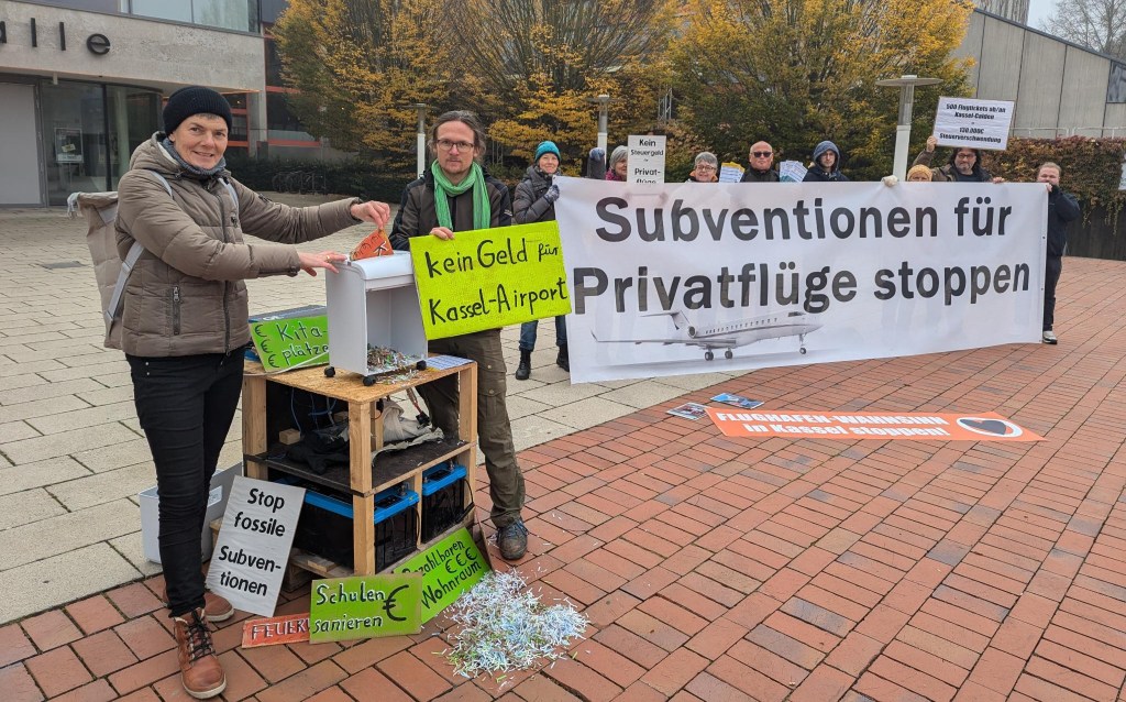 Keine Steuergelder für den Kassel Airport&nbsp;schreddern!