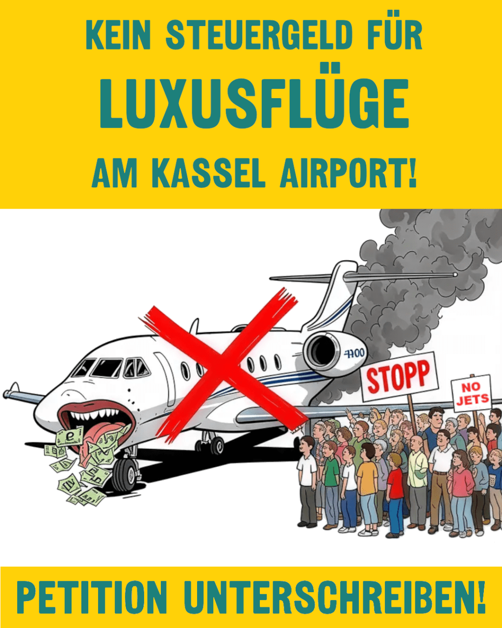 Unterschreib jetzt: Landrat Siebert muss Airport&nbsp;stoppen!