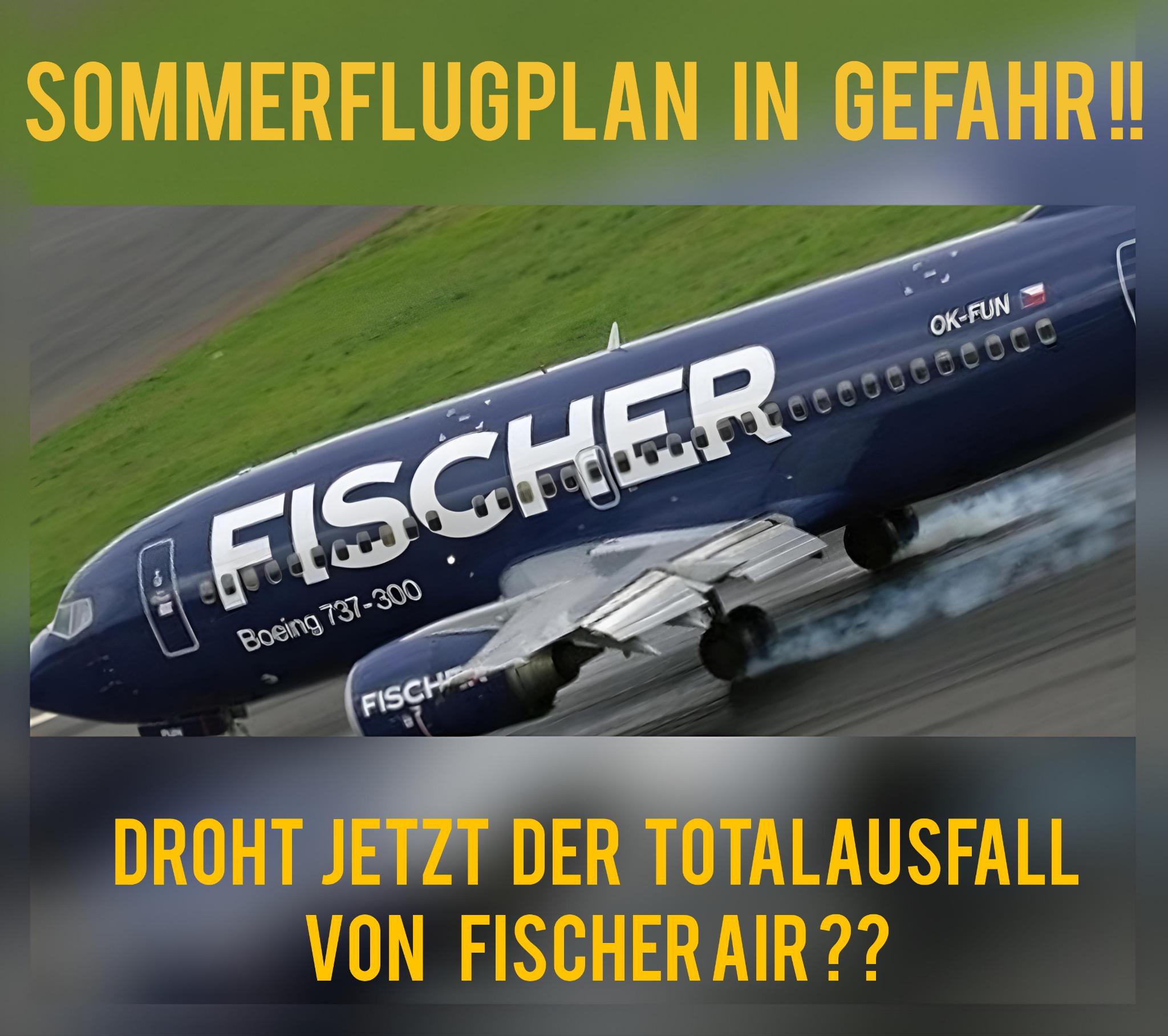 Sommerflugplan im stand-by Modus